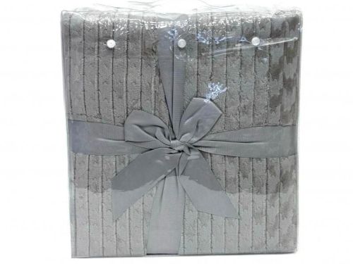плед karven jacqaurd v2/grey 200*220 из ткани Велсофт в категории  рисунок  фото 5