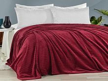 плед karven super soft melinda 200*220 р 942 бордовый из раздела Пледы