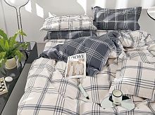 фото кпб tango tpig3-1966 евро 2 наволочки 50*70 из ткани Сатин Клетка/Квадрат