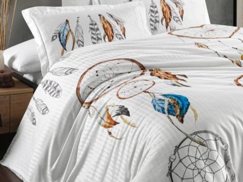 фото КПБ Karven Stripe Satin-SB012 Евро 4 наволочки  артикул N250 -SB012 фото 2