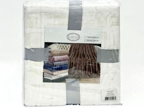 плед karven cutting v6/cream 200*220 из ткани Велсофт в категории  рисунок  фото 5