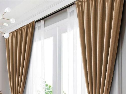 набор штор блэкаут tango nature 200x272 - 2 шт. (n200272-03) из ткани Рогожка в категории  рисунок  фото 3