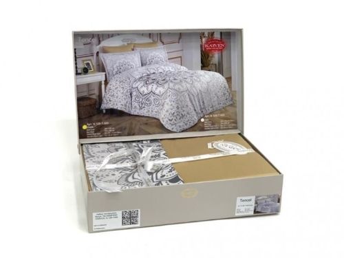 фото КПБ Karven Digital print Эксклюзив T005 Евро 4 наволочки  артикул N128-T005 фото 2