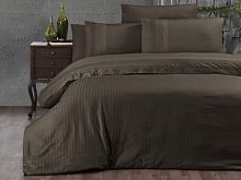 фото кпб karven gala brown 1,5 спальное из ткани Ранфорс  