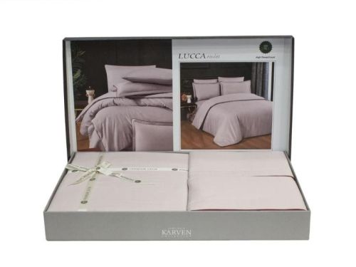 фото КПБ Karven LUCCA Violet Евро 4 наволочки  артикул N359 LUCCA VIOLET фото 3