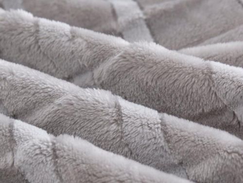 плед karven cutting v3/grey 200*220 из ткани Велсофт в категории  рисунок  фото 4