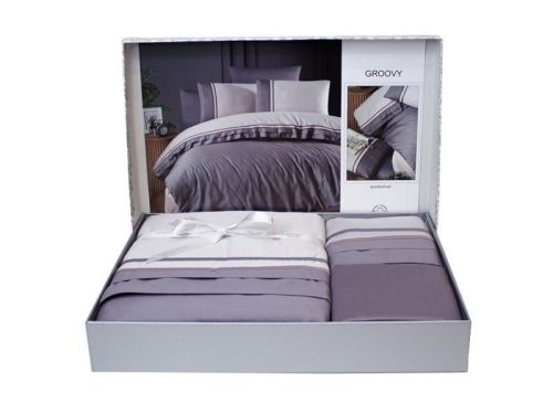 фото КПБ Karven Groovy Quicksilver Евро 4 наволочки  артикул N044 GROOVY QUICKSILVER фото 3