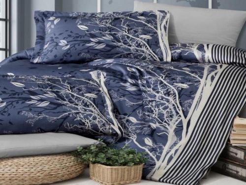 фото КПБ Karven Living Navy Blue семейное  артикул N026 LIVING NAVY BLUE фото 2