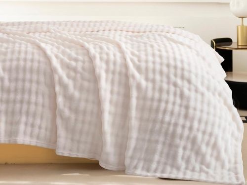 плед karven solid bubble v6/cream 150*200 из ткани Велсофт в категории  рисунок  фото 2