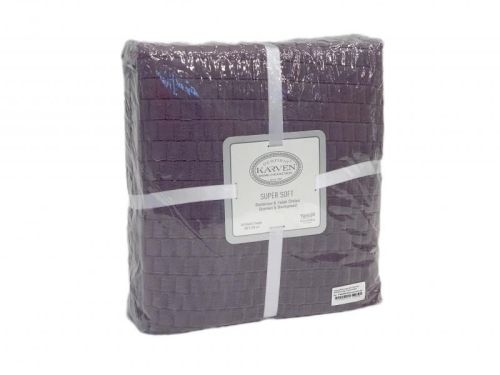 плед karven super soft melinda 200*220 р 942 лиловый из ткани Велсофт в категории  рисунок  фото 2
