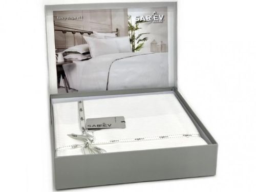фото КПБ Sarev FANCY STRIPE v11/beyaz 1,5 спальное  артикул N179 FANCY STRIPE V11/BEY фото 2
