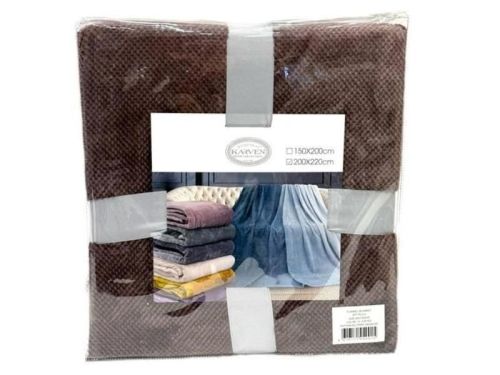 плед karven print jacqaurd v1/coffee 150*200 из ткани Велсофт в категории  рисунок  фото 6