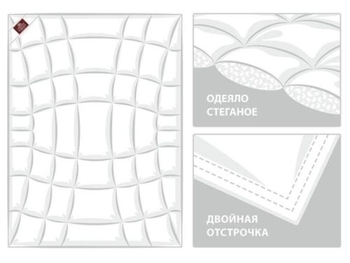 одеяло всесезонное "light" 150*200 cloud down grass из ткани Сатин в категории  рисунок  фото 3