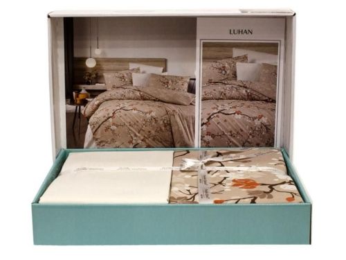 фото КПБ Karven Luhan Mink Евро 4 наволочки Цветы артикул N023 LUHAN MINK фото 2