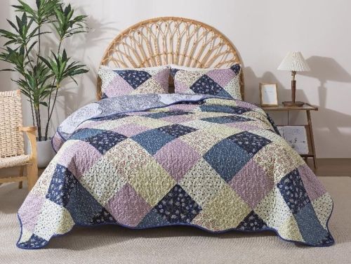 покрывало tango patchwork pw444-99 230*250 из ткани Полиэстер в категории С наволочками рисунок 