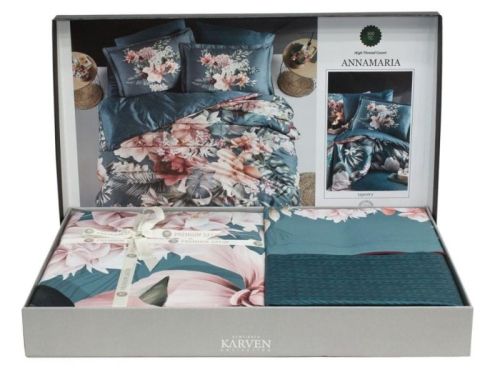 фото КПБ Karven ANNAMARIA Tapestry Евро 4 наволочки Цветы артикул N359 ANNAMARIA TAPESTRY фото 3