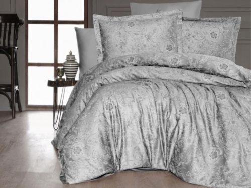 фото КПБ Karven Advina grey 1,5 спальное Цветы артикул N020 ADVINA GREY