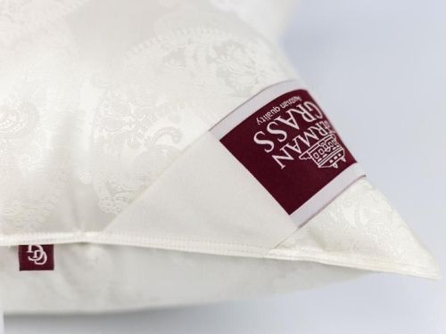 фото подушка средняя 50*68 silk down grass из ткани Жаккард, наполнитель Гусиный пух, размер 50*70, артикул GR82110 фото 2