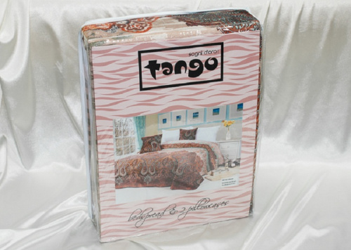 покрывало tango ter2426-2021/02 240*260 из ткани Фланель в категории С наволочками рисунок  фото 2