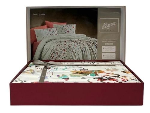 фото КПБ Sarev KENNY v2/Pembe 1,5 спальное Цветы артикул N408 KENNY V2/PEMBE фото 2