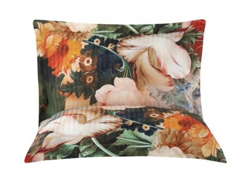 фото КПБ Karven Stripe Satin-SB002 Евро 4 наволочки Цветы артикул N250 -SB002 фото 4