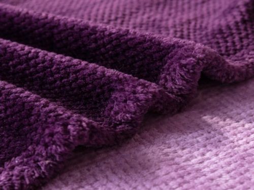 плед karven print jacqaurd v6/purple 150*200 из ткани Велсофт в категории  рисунок  фото 3