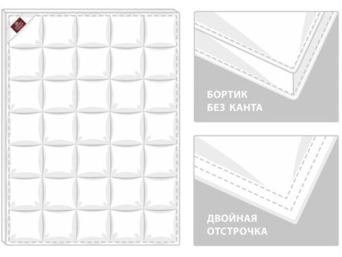 одеяло 155*200 теплое с бортиком white familie down fd-1232 из ткани Сатин в категории  рисунок  фото 4
