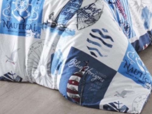 кпб karven young style sail 1,5 спальное из ткани Ранфорс  в категории  рисунок Для девочек Для мальчиков Корабли - Яхты Море фото 3
