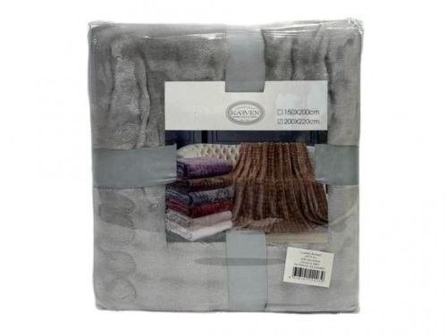 плед karven solid bubble v3/grey 200*220 из ткани Велсофт в категории  рисунок  фото 6