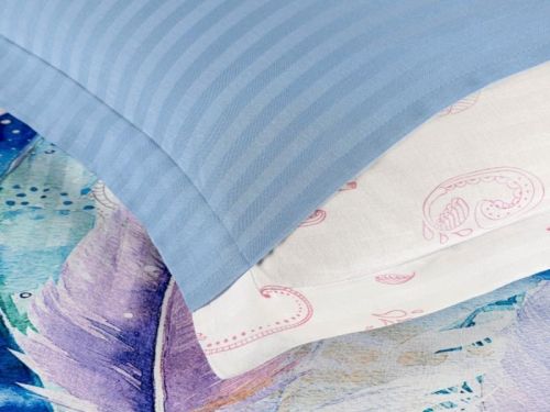 фото КПБ Karven Stripe Satin-SB001 Евро 4 наволочки  артикул N250 -SB001 фото 3