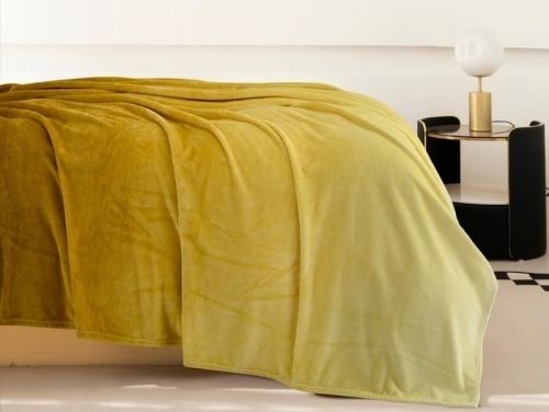 плед karven print jacqaurd v5/yellow 150*200 из ткани Велсофт в категории  рисунок  фото 2