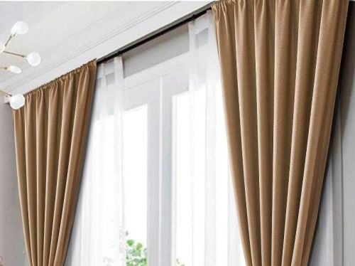 набор штор блэкаут tango nature 150x272 - 2 шт. (n150272-03) из ткани Рогожка в категории  рисунок  фото 3