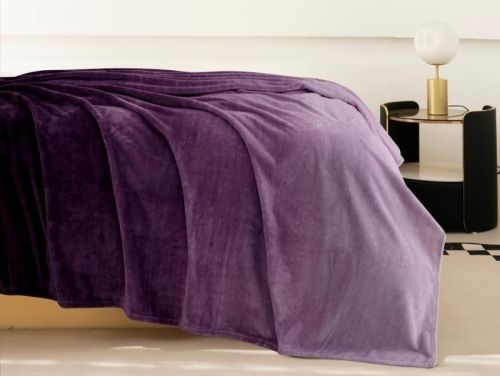 плед karven print jacqaurd v6/purple 150*200 из ткани Велсофт в категории  рисунок  фото 2