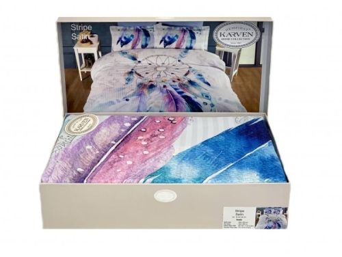 фото КПБ Karven Stripe Satin-SB001 Евро 4 наволочки  артикул N250 -SB001 фото 5