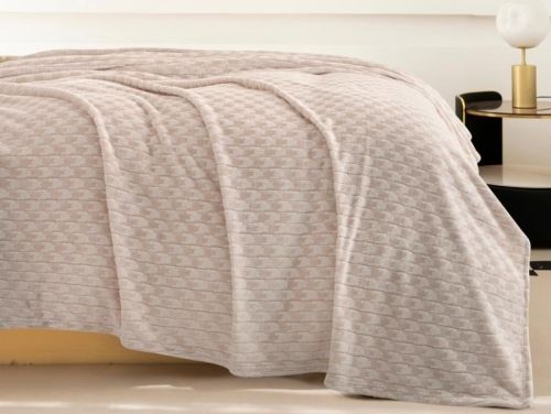 плед karven jacqaurd v5/beige 200*220 из ткани Велсофт в категории  рисунок  фото 2