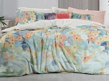 фото кпб sarev romy v1/multi евро из ткани Поплин Цветы