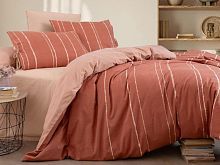 фото кпб sarev bazaar laurel v5/taba 1,5 спальное из ткани Ранфорс  Полоса