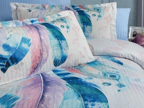 фото КПБ Karven Stripe Satin-SB001 Евро 4 наволочки  артикул N250 -SB001 фото 2