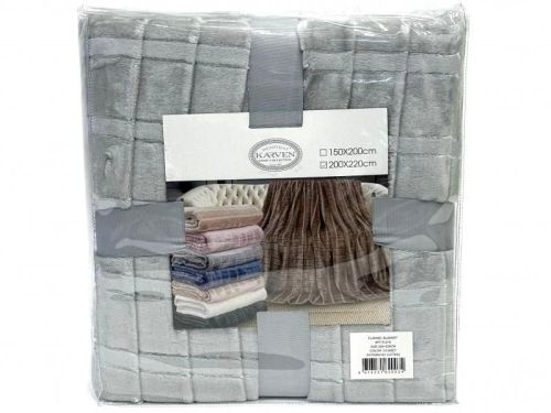 плед karven cutting v3/grey 150*200 из ткани Велсофт в категории  рисунок  фото 5
