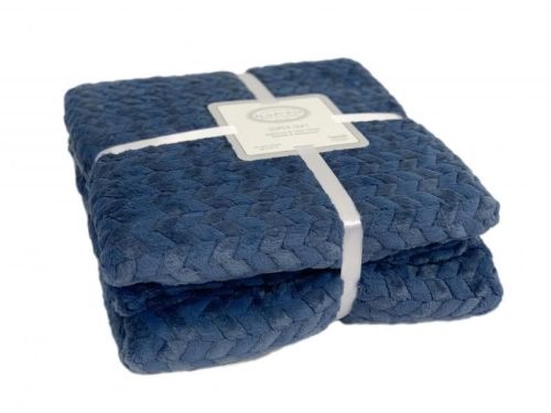 плед karven super soft benzia 200*220 p 944 индиго из ткани Велсофт в категории  рисунок  фото 2