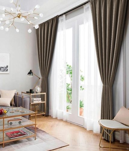 набор штор блэкаут tango nature 200x272 - 2 шт. (n200272-04) из ткани Рогожка в категории  рисунок  фото 4
