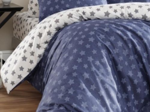 фото КПБ Karven Light Navy Blue Евро 4 наволочки Звезды артикул N023 LIGHT NAVY BLUE фото 3