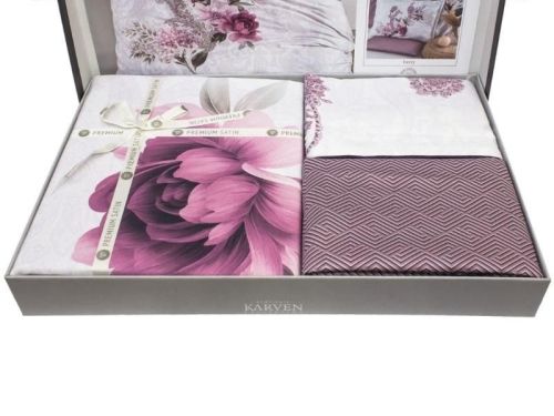 фото КПБ Karven DOLCE Berry Евро 4 наволочки Цветы артикул N359 DOLCE BERRY фото 5