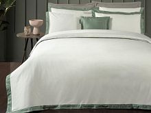 фото кпб sarev layana v3/yesil евро из ткани Мако-сатин 