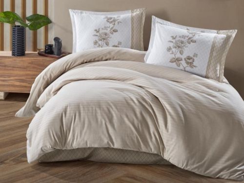 фото КПБ Karven Suave Beige v-4 1,5 спальное  артикул N028/1 Suave Beige v-4