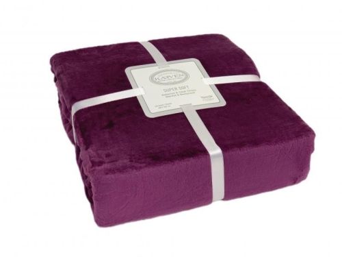 плед karven super soft vigan 200*220 р 942 фиолетовый из ткани Велсофт в категории  рисунок  фото 2