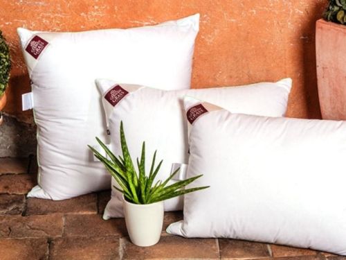фото подушка упругая 68*68  3d aloe vera grass из ткани Сатин, наполнитель Гусиный пух и перо, размер 70*70, артикул GR320122 фото 2