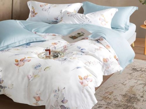 фото КПБ Primavelle Tencel (простыня на резинке) 54 Pastel Двуспальное  артикул 1751607070-tn54