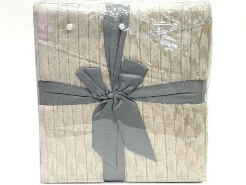 плед karven jacqaurd v5/beige 200*220 из ткани Велсофт в категории  рисунок  фото 5