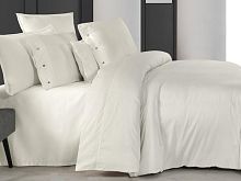 фото кпб sarev monochrome v1/off-white евро из ткани Мако-сатин 